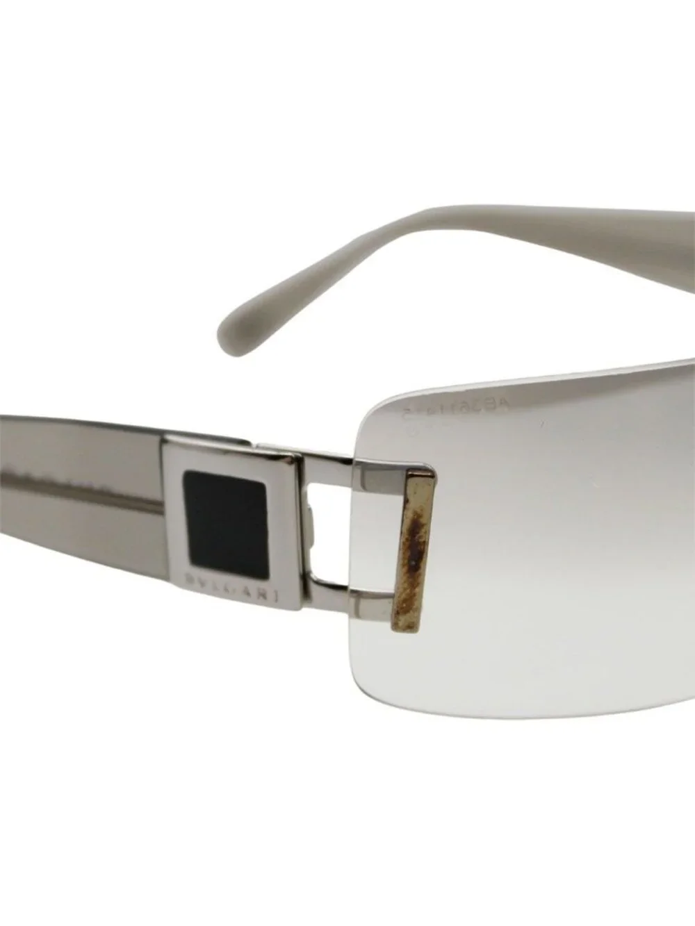 Bvlgari Sunglasses Gray 626 Clear Skeleton Eyewear